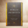 Biblia Peshitta. Símil piel, caoba duotono